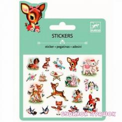 Наборы для творчества - Набор мягких наклеек Djeco Животные (DJ09778)