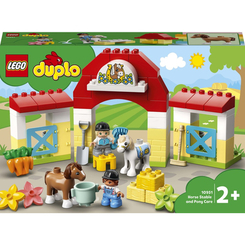 Конструкторы LEGO - Конструктор LEGO DUPLO Конюшня для лошади и пони (10951)