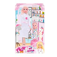 Уцененные игрушки - Уценка! Кукла Ася Мой врач блондинка 28 см (35131)