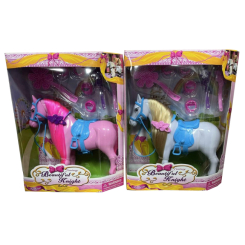 Фигурки животных - Игровой набор DIY Toys Лошадка с аксессуарами в ассортименте (CJ-1003207)