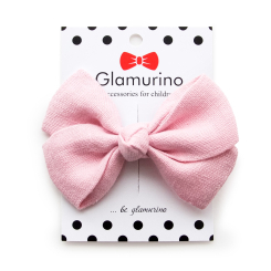 Бижутерия и аксессуары - Бантик Glamurino Classic L розовый (2001.5)