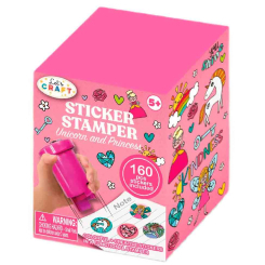 Товары для рисования - Штамп Let's craft Unicorn & Princess с наклейками (SSP004) Товары для рисования - Штамп Let's craft Unicorn & Princess с наклейками (SSP004)