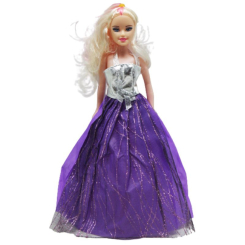 Куклы - Кукла в бальном платье MiC фиолетовый (YE-20) (196590)