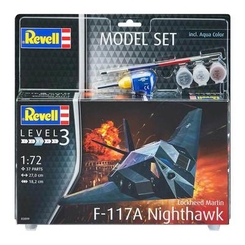3D-пазлы - Набор для моделирования Revell Истребитель F-117 Ночной ястреб 1:72 (RVL-63899)