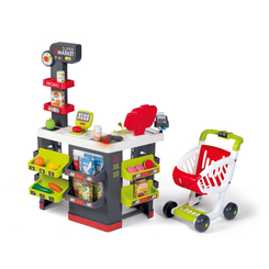 Наборы профессий - Игровой набор Smoby Интерактивный супермаркет с тележкой (350228)