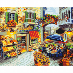 Товары для рисования - Картина по номерам Brushme Домашний ресторанчик (BS7091)