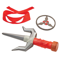 Холодное и метательное оружие - Игровой набор TMNT Мovie III W3 Сай Рафаэля Вращающийся удар (84269)