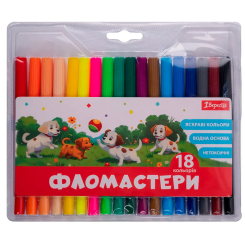 Канцтовари - Набір маркерів Yes 1 Вересня 12 кольорів (650552)