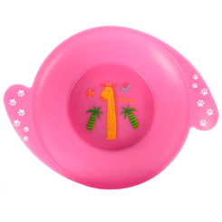 Детская посуда и аксессуары - Мисочка Baboo Safari с ручками розовая (9-030)