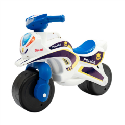 Біговели - Мотоцикл Doloni Мотобайк Поліція біло-синій (0139/51)
