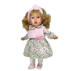 Ляльки - ​Лялька Nines d'Onil Blossom Сюзетт з рожевою пов'язкою 45 см (6520)