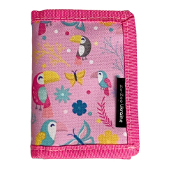 Пеналы и кошельки - Детский кошелек Zo-Zoo Туканы розовый (1100556-8)