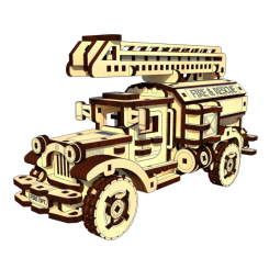 3D-пазли - Тривимірний пазл Pazly Пожежне авто (UPZ-0015)