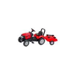 Дитячий транспорт - Дитячий трактор Falk на педалях з причепом червоний (961B) (3016200096122)
