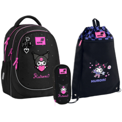 Рюкзаки и сумки - Школьный набор Kite Education Kuromi (SET_HK26-700M)