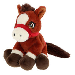 Мягкие животные - Мягкая игрушка Keel toys Keeleco Пони с пышным хвостом коричневый 22 см (SE3815/2)