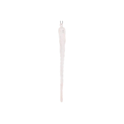 Аксессуары для праздников - Елочное украшение BonaDi Сосулька 20 см Светло-розовый (118-399) (MR63047)