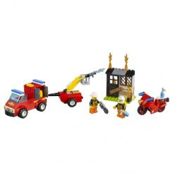 Конструкторы LEGO - Конструктор Пожарная команда в чемоданчике (10740)