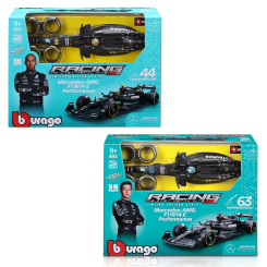 Конструктори з унікальними деталями - Конструктор Bburago Mercedes-AMG F1 W14 Performance в асортименті (18-28510)