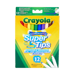 Канцтовари - Набір фломастерів Crayola Washable 12 шт (256252.012)