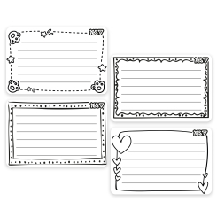 Канцтовары - Наклейки на тетради Yes Монохром 8 шт (955535)