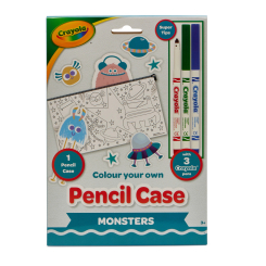 Товари для малювання - Набір для розмальовування Crayola Пенал Монстри (15764-B) Товари для малювання - Набір для розмальовування Crayola Пенал Монстри (15764-B)