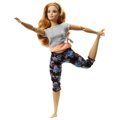Модельные куклы - Кукла Barbie Made to Move Двигайся как я Рыжая (FTG80/FTG84)