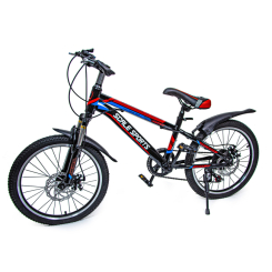 Велосипеди - Велосипед 20 Scale Sports Black/Red/Blue (дискові гальма, амортизатор) 68063717