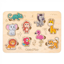 Развивающие игрушки - Пазл-сортер Good Play Сафари (PS-4-016) Развивающие игрушки - Пазл-сортер Good Play Сафари (PS-4-016)