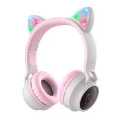 Портативні колонки та навушники - Навушники бездротові Hoco Cheerful Cat ear W27 Bluetooth (011852)