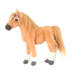 Мягкие животные - Мягкая игрушка Hansa Лошадь паломино 28 см (4806021954744)