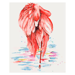 Товари для малювання - Набір для творчості Ідейка Тварини птахи Граціозний фламінго 2 (КН4068)