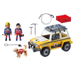 Классические конструкторы - Конструктор Playmobil Горноспасательный автомобиль (9128)