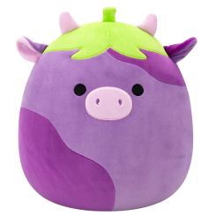 Подушки - М'яка іграшка Squishmallows Корівка-баклажан Фредерік 30 см (SQCR07969)