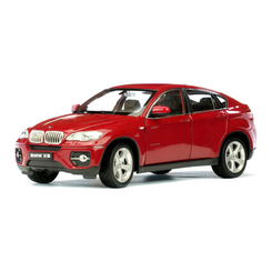 Транспорт и спецтехника - Автомодель Welly BMW X6 1:24 красная (24004W/24004W-1)