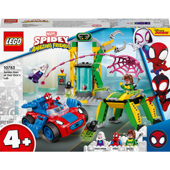 Конструкторы LEGO - Конструктор LEGO DUPLO Marvel Паук и его невероятные друзья Человек-Паук в лаборатории Доктора Осьминога (10783)
