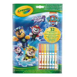 Товари для малювання - Розмальовка Crayola Paw Patrol 7 фломастерів (04-6918G)