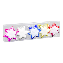 Аксесуари для свят - Ялинкова іграшка Зірочки Star Toys (C22139) (42076)