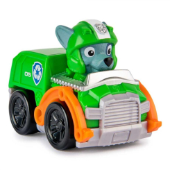 Фігурки персонажів - Ігрова фігурка Paw Patrol Air rescue Міні рятівний автомобіль з водієм Роккі (SM17791/4135)