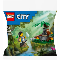 Конструктори LEGO - Конструктор LEGO City Зустріч із малям горили (30665)