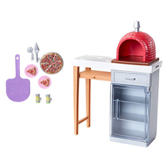 Мебель и домики - Игровой набор Barbie Печь для пиццы (FXG37/FXG39)