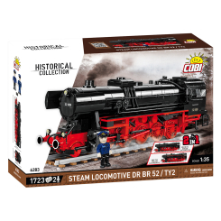 Конструкторы с уникальными деталями - Конструктор Cobi Локомотив DR BR Class 52 1723 детали (COBI-6283)