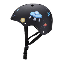 Защитное снаряжение - Шлем защитный Globber Ракета чёрный (500-006)