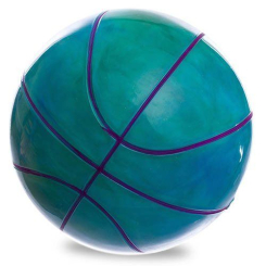Спортивні активні ігри - М'яч гумовий Баскетбольний BA-1910 Legend Фіолетово-салатовий (59430003) (1116646573)