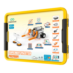 Конструктори з унікальними деталями -  Конструктор Makerzoid Superbot Master Premium 230 елементів (MKZ-SPB-MS)
