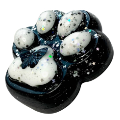 Антистрес іграшки - Іграшка-антистрес Shantou Jinxing Котяча лапка чорно-біла (C7801/1)