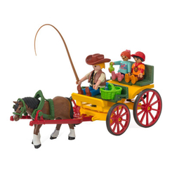 Конструкторы с уникальными деталями - Конструктор Playmobil Country Повозка с лошадью (6932)