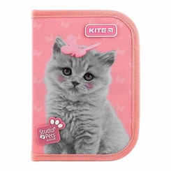 Пеналы и кошельки - Пенал Kite Котенок 1 отделение 2 отворота (SP20-622)