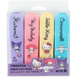 Канцтовары - Набор маркеров Kite Highlighter Hello Kitty and friends 4 цвета (HK26-444)