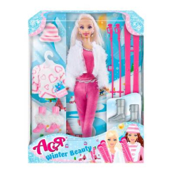 Ляльки - Лялька Ася Зимова красуня блондинка 28 см (35129)